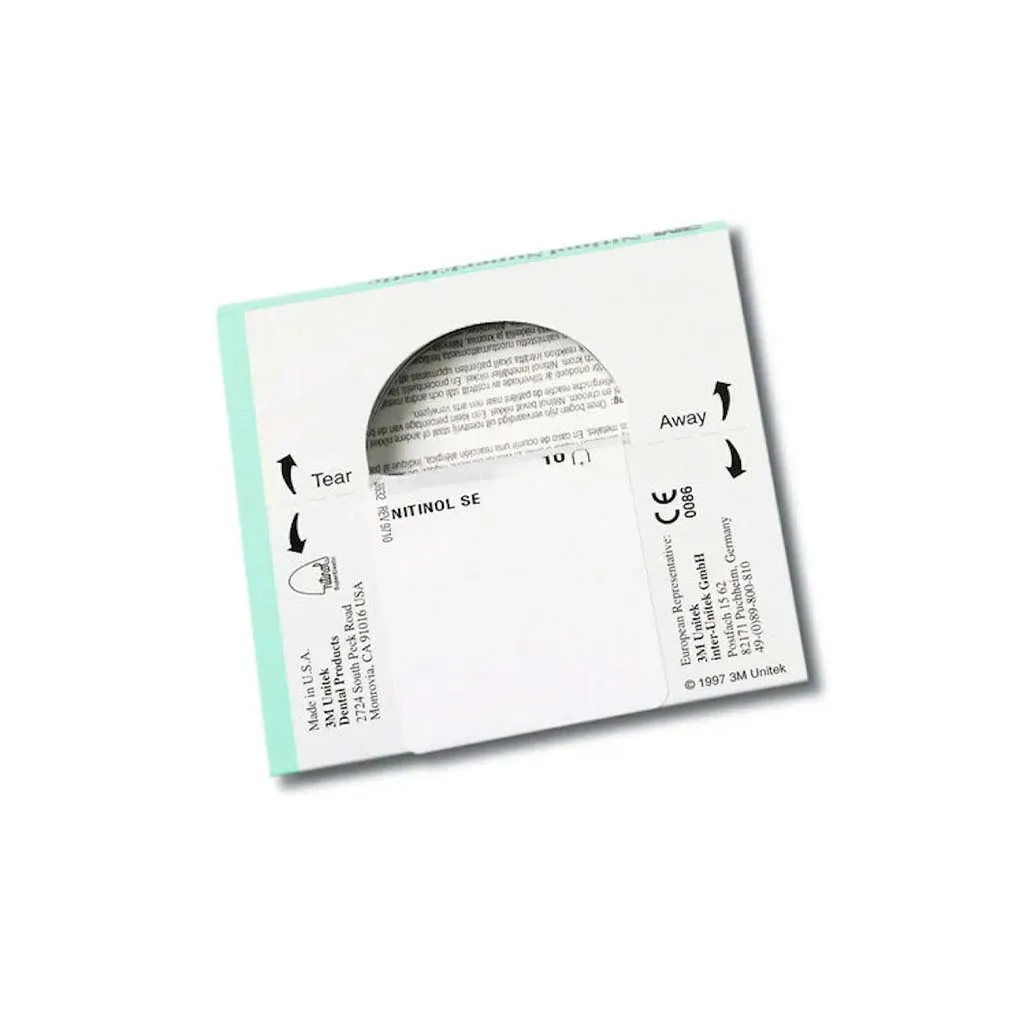 3M Nitinol Super-Elastic NiTi OrthoForm III Ovoid Archwire, Lower .018", 10 pcs/pack