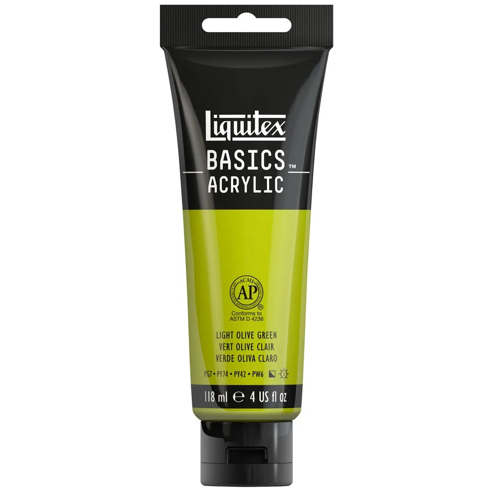 Basics Acrylic Color - Light Olive Green