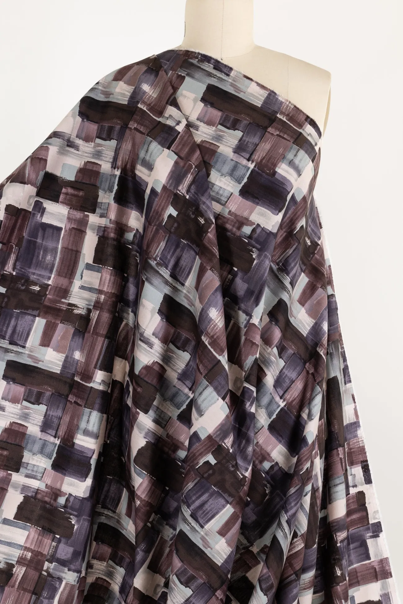 Blackberry Scramble Japanese Cotton Woven - ENDCUT