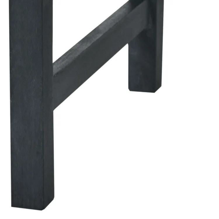 Bradbury Three-Seat Bench - Dark Slate Gray/Beige