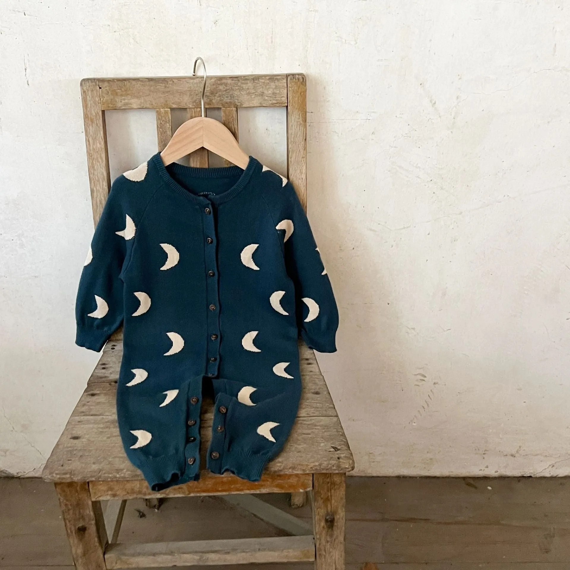 Button Front Knit Jumpsuit