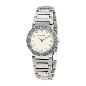 Bvlgari Bvlgari Silver Dial Ladies Diamond Watch 101355