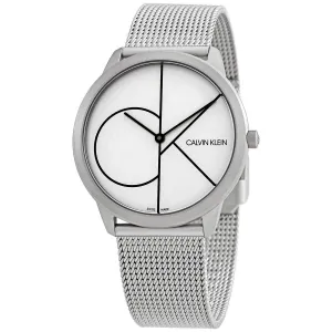 Calvin Klein Minimal Quartz White Dial Men's Watch K3M5115X