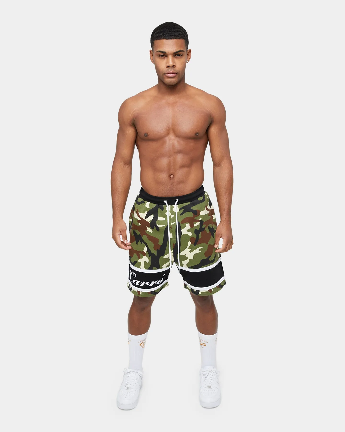 Carre Revolution Fleece Shorts Woodland Camo