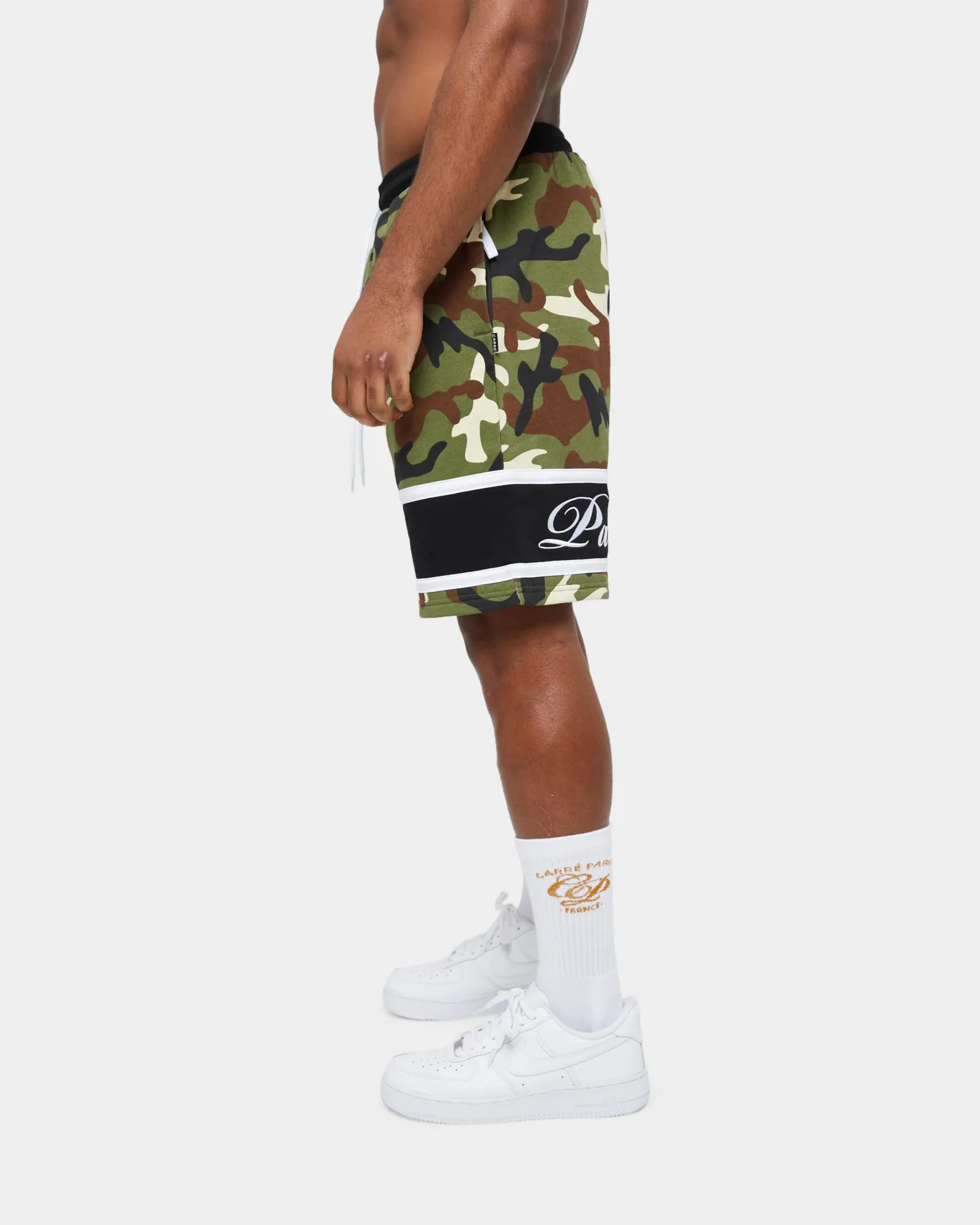 Carre Revolution Fleece Shorts Woodland Camo