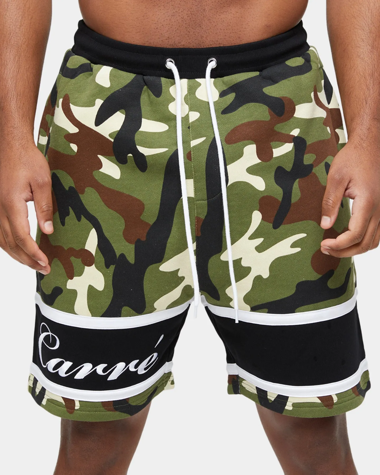 Carre Revolution Fleece Shorts Woodland Camo