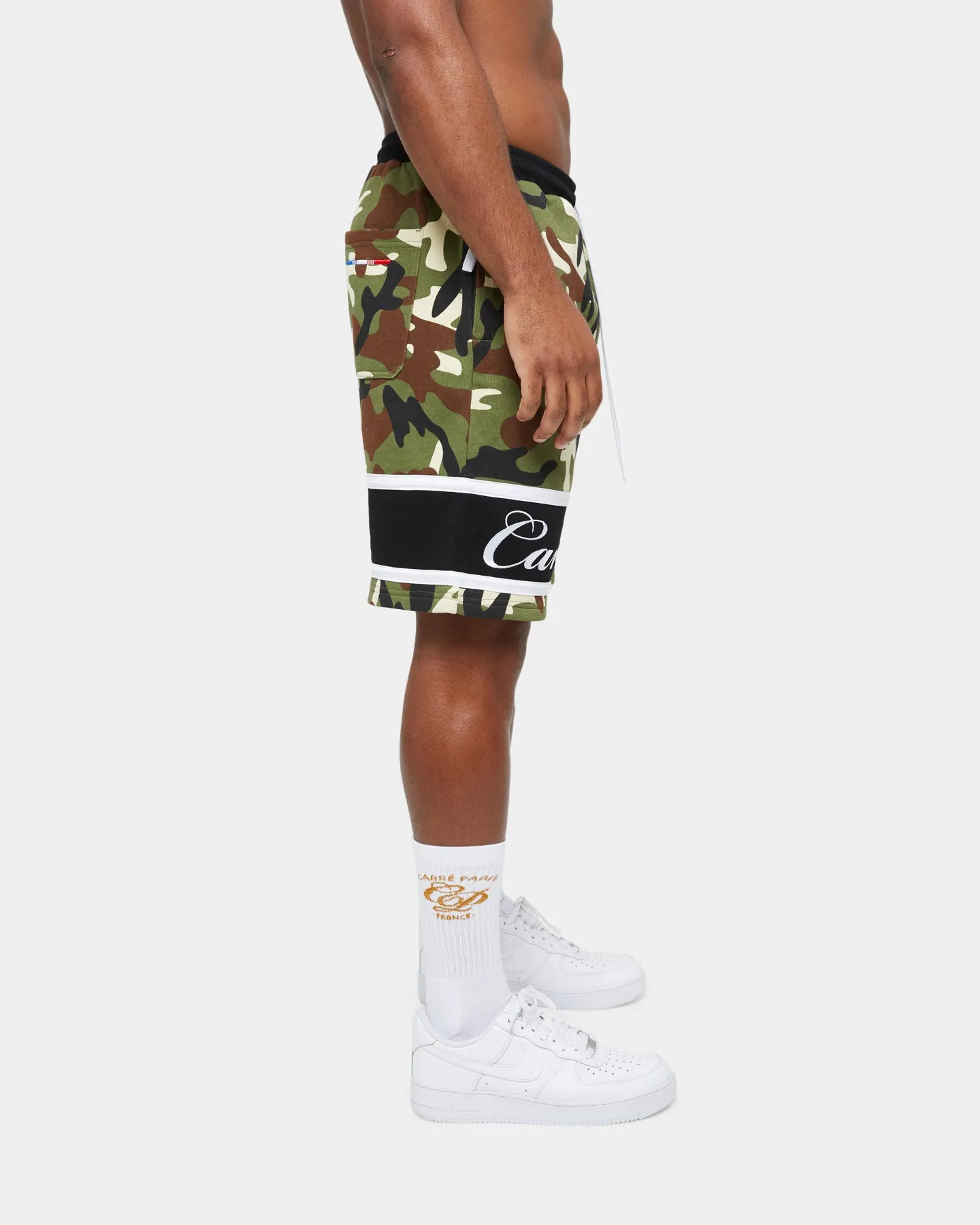 Carre Revolution Fleece Shorts Woodland Camo