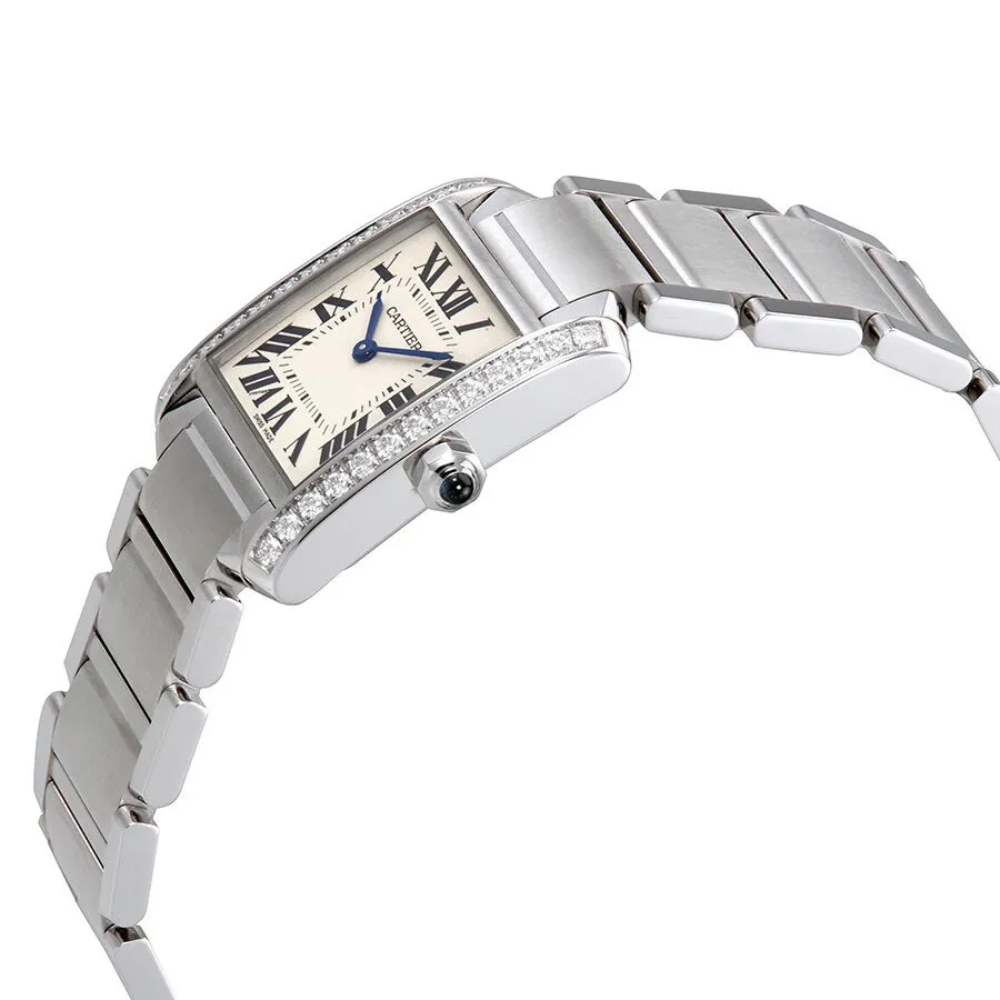 Cartier Tank Francaise Silver Dial Ladies Watch W4TA0009