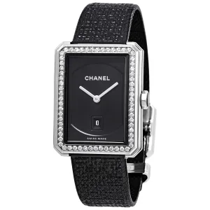 Chanel Boy-Friend Black Dial Ladies Watch H5318