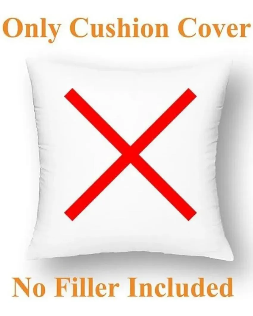 Chevron Cotton Jacquard Printed Cushion Cover | Single