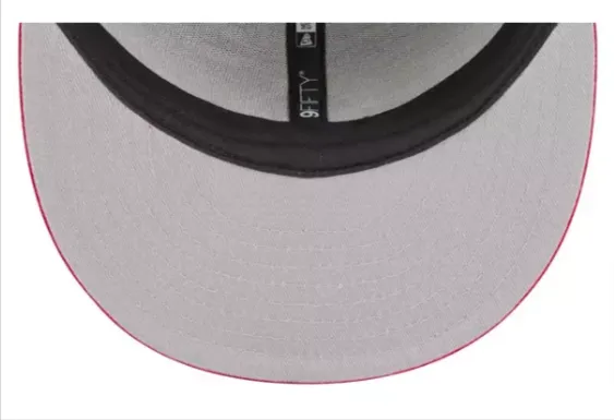 Cincinnati Reds Snapback New Era 9Fifty Black Red Cap Hat Grey UV
