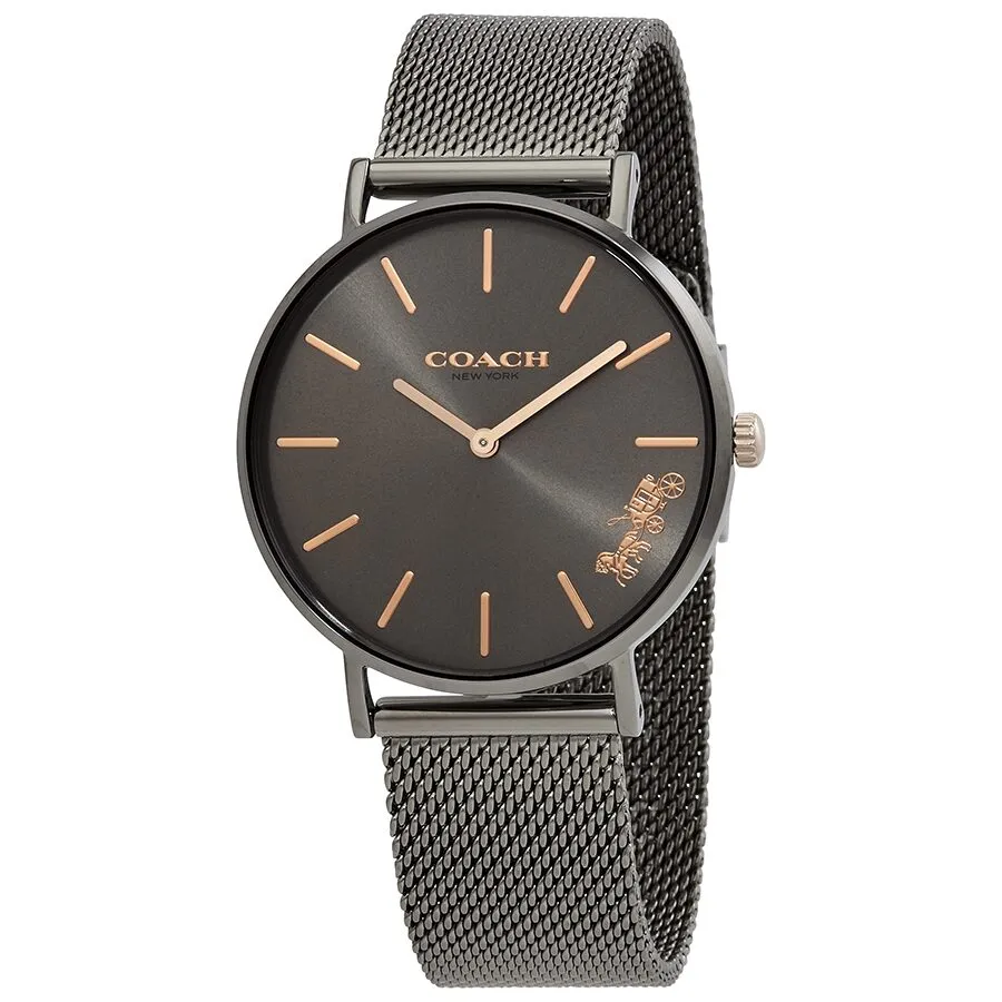 Coach Perry Quartz Dark Grey Dial Ladies Watch 14503127