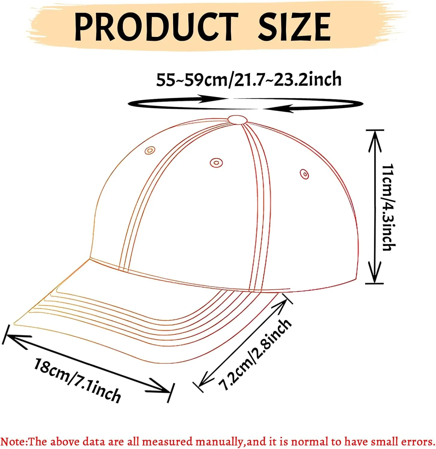 Custom Baseball Cap with Embroidery Text Logo and Print Photo,Image, Personalized Adjustable Summer Sun Hat Unisex
