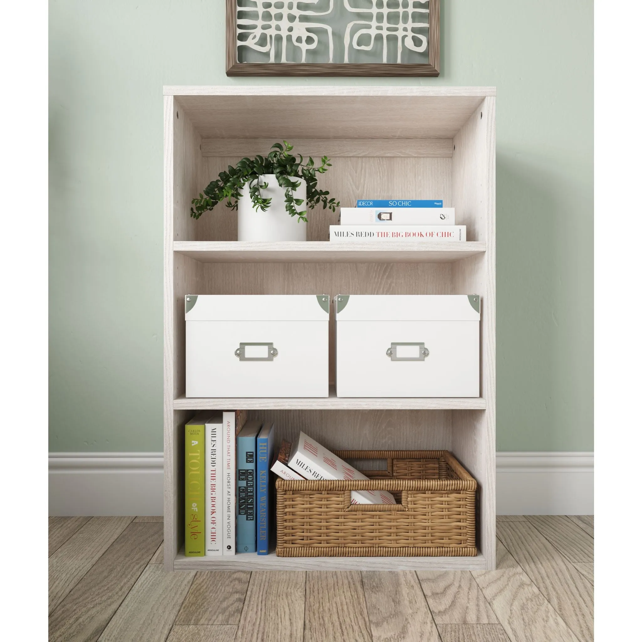 Dorrinson Medium Bookcase - Antique White