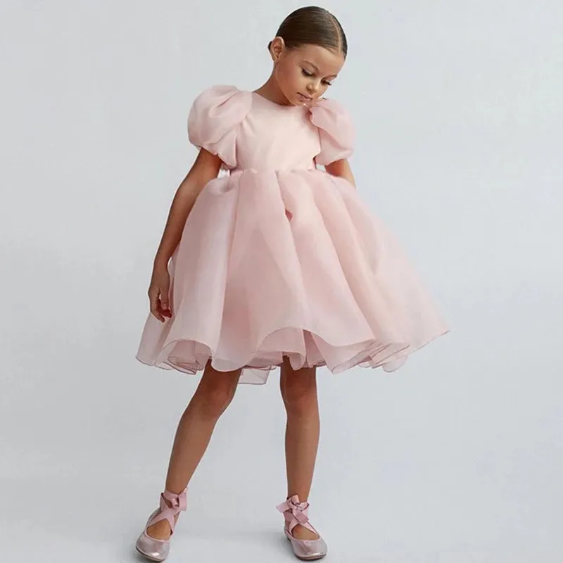 Elegant Princess Tulle Dress for Teenage Girls | Long Lace Wedding & Party Gown for Kids
