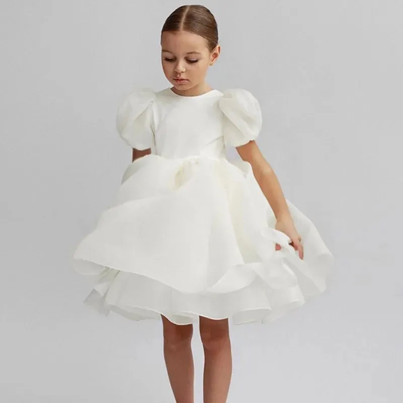 Elegant Princess Tulle Dress for Teenage Girls | Long Lace Wedding & Party Gown for Kids
