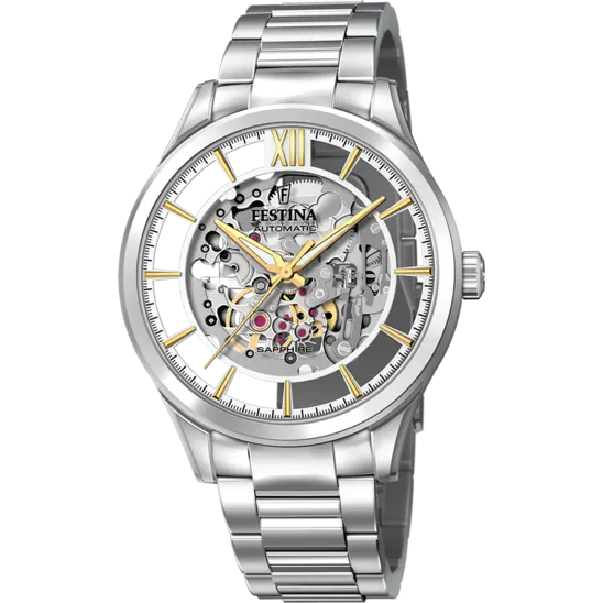 Festina Automatic Stainless Steel Analog Mens Watch I Model F20630/1 Automatic Movement