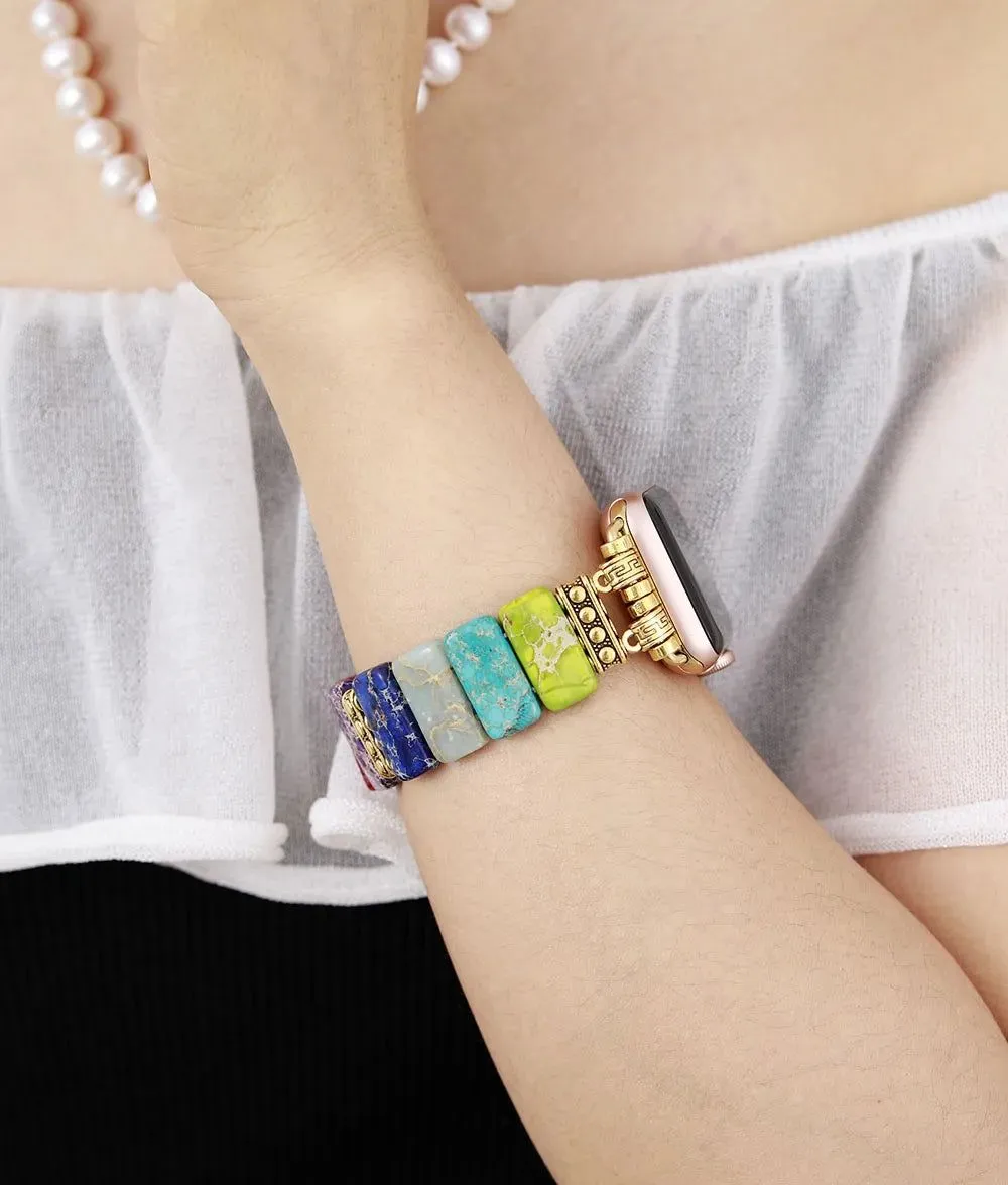 Golden Chakra Apple Watch Strap