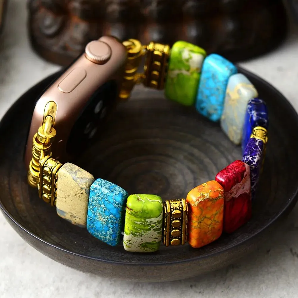 Golden Chakra Apple Watch Strap