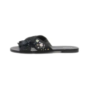 Graceland Flat Sandals Fabric Black Colour For Women