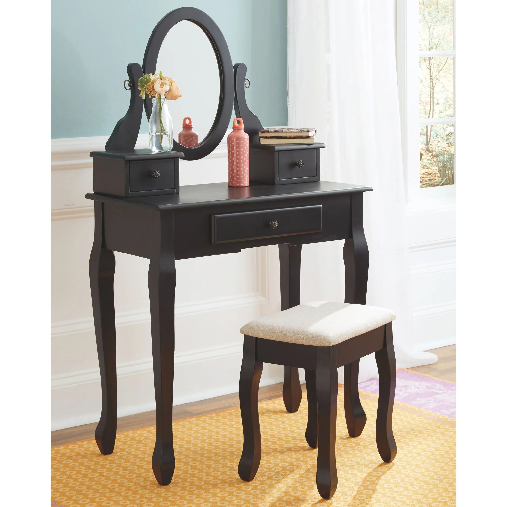 Huey Vineyard Vanity - Black