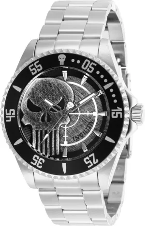 Invicta Marvel Punisher Grey Dial Men's Watch 29693