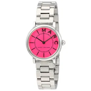 Marc Jacobs Roxy Fuchsia Dial Ladies Stainless Steel Watch MJ3528