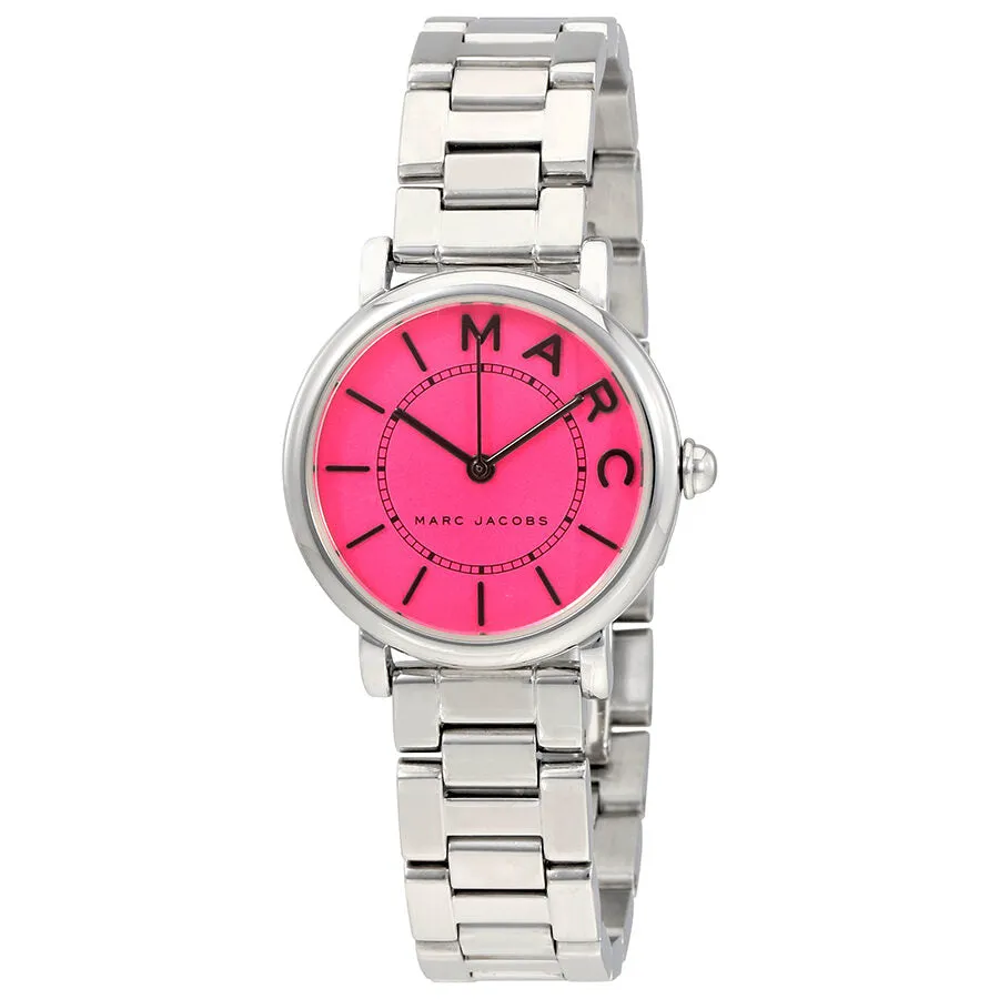 Marc Jacobs Roxy Fuchsia Dial Ladies Stainless Steel Watch MJ3528
