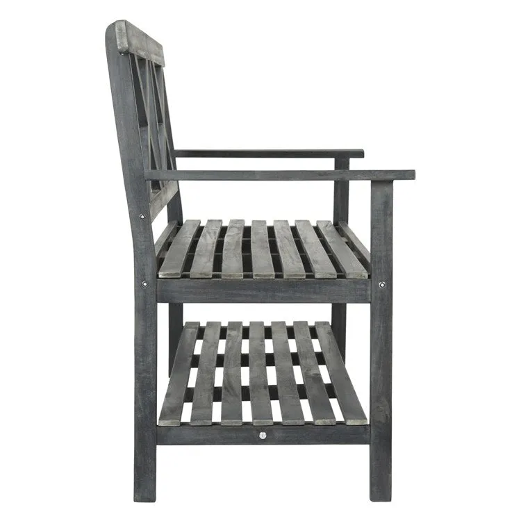 Mayer Outdoor Bench - Dark Slate Gray