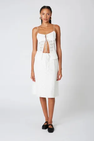 Mia Top White