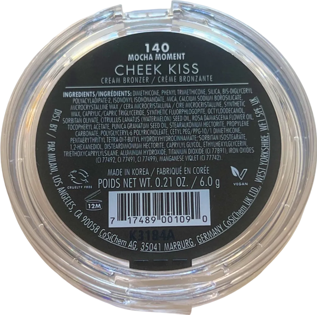 Milani Cheek Kiss Crème Bronzer Mocha Moment 6g