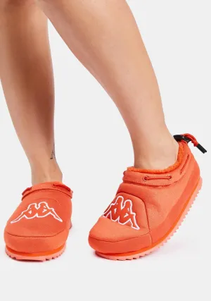 Orange Logo Tasin Sneaker Mules