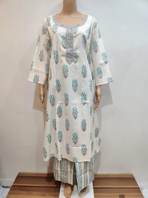 Oyster Kurta pant set