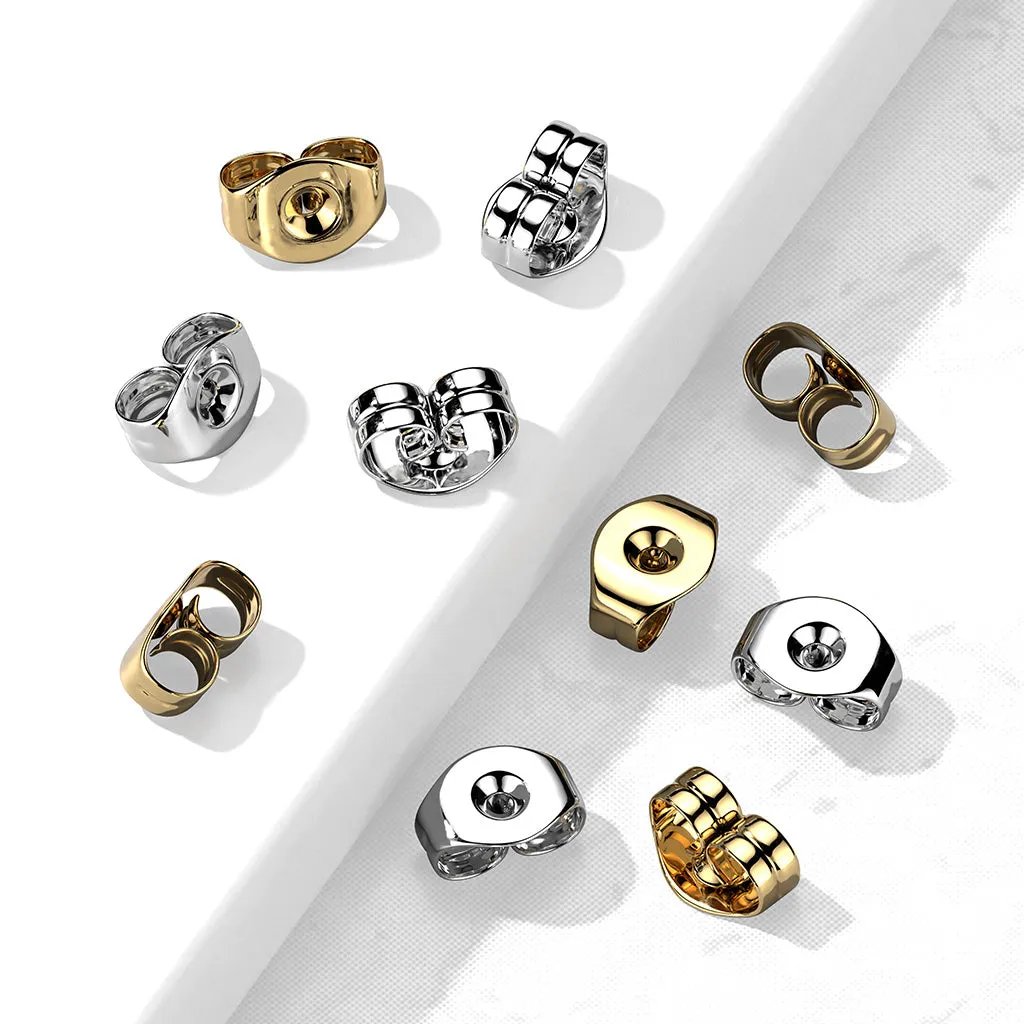 Pair of Titanium Earring Backs