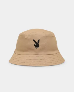 Playboy Bunny Basics Bucket Hat Tan/Brown