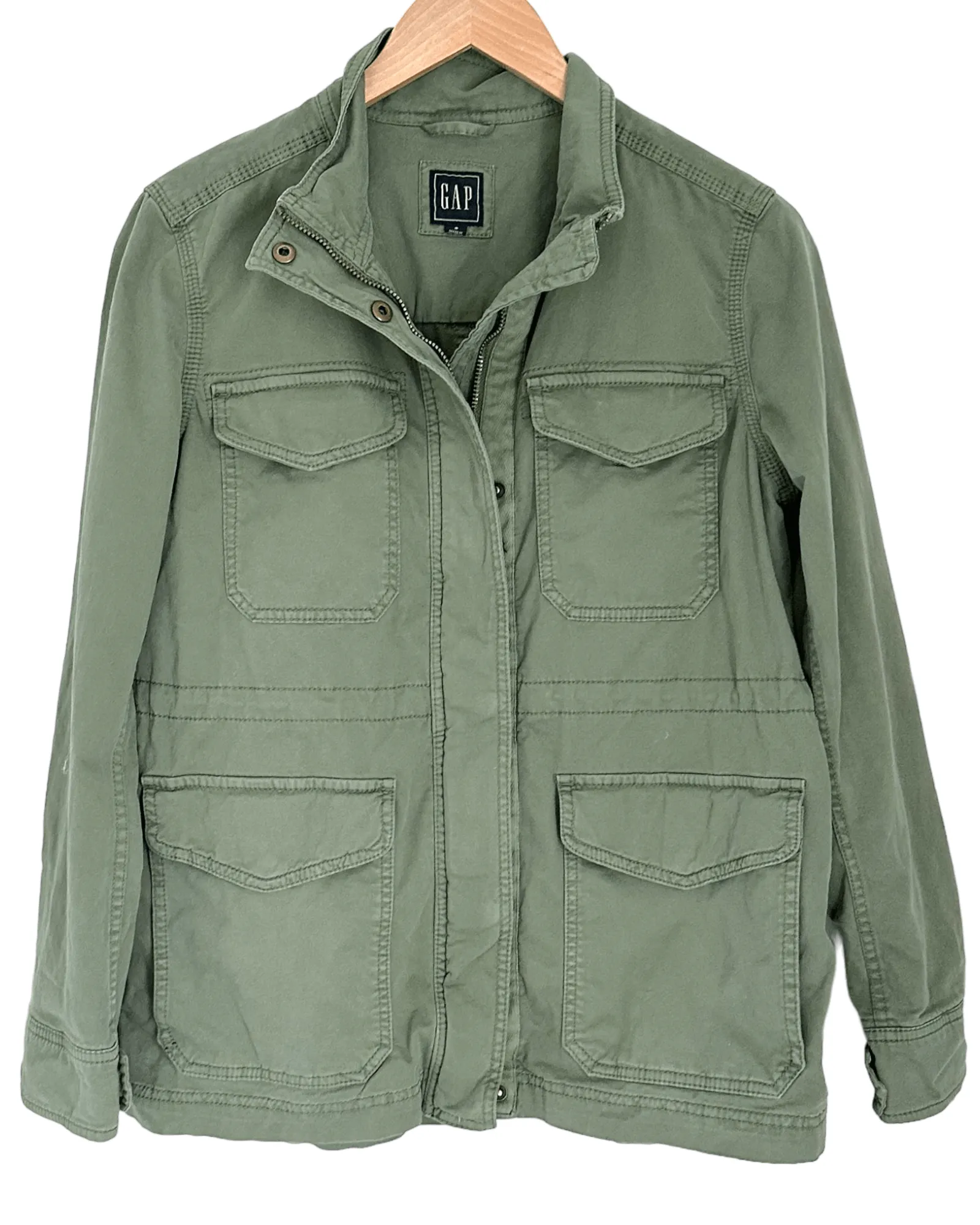 Soft Autumn Olive Green Utility Jacket