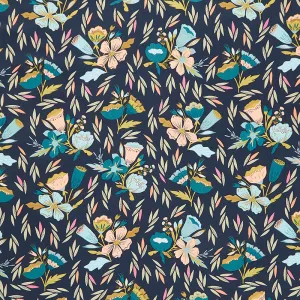 Songbook A New Page - Overjoyed Navy Yardage