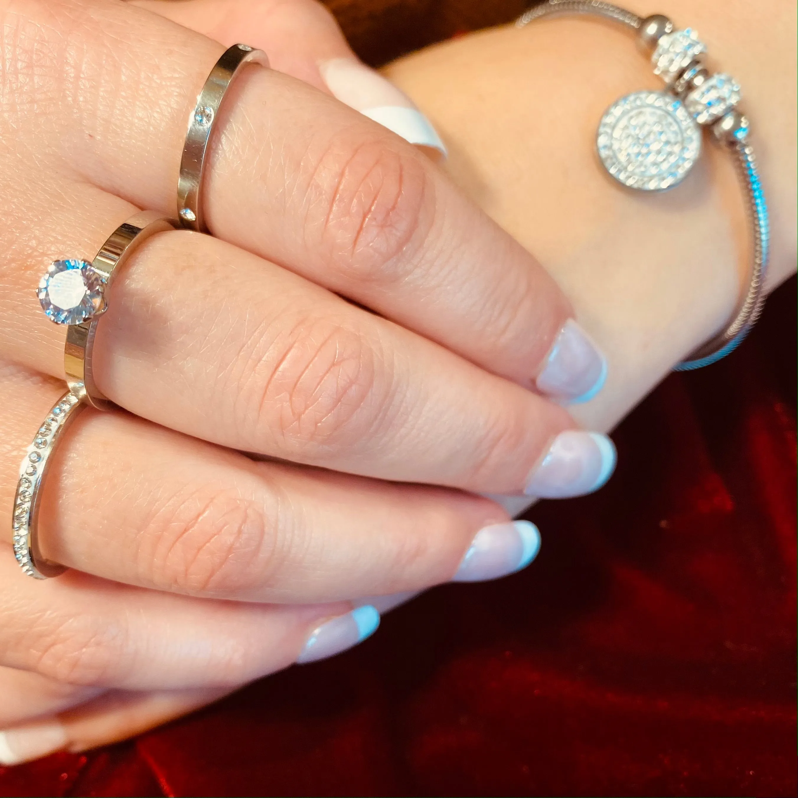 Stainless Steel Ring Trio