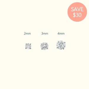 Titanium Crystal Prong Set