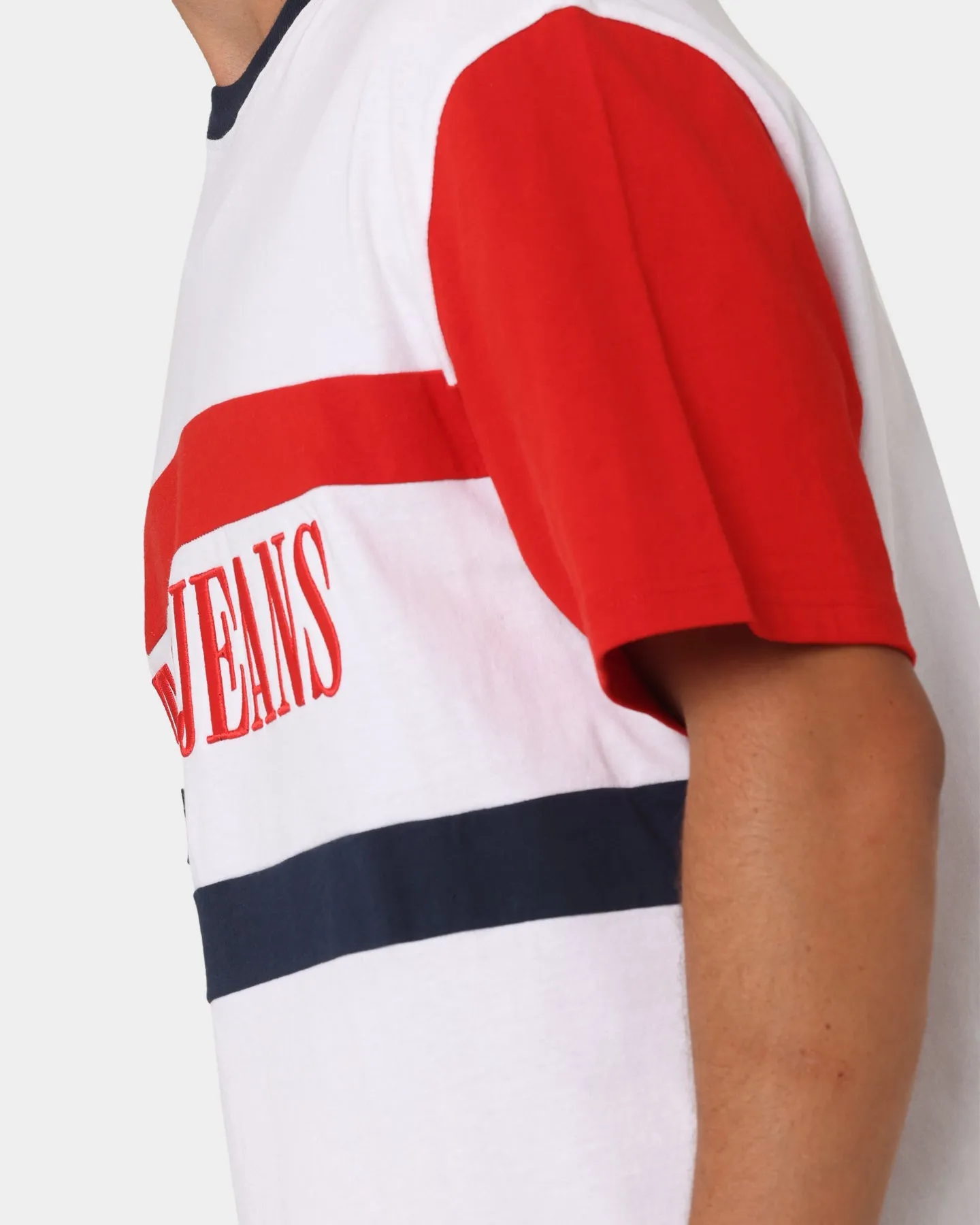 Tommy Jeans TJM Skater Archive Block T-Shirt White