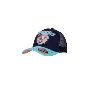 Wrangler Kids Chelsea Trucker Cap Navy/Aqua